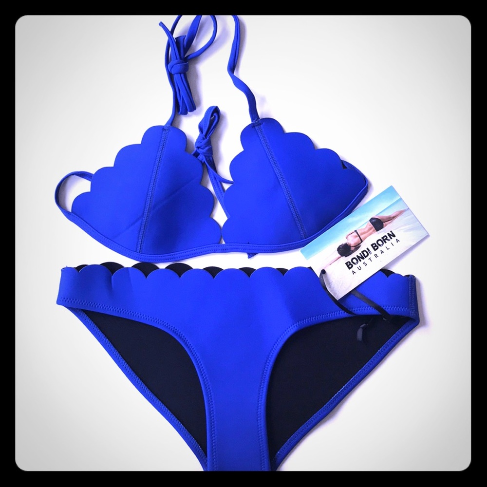 Bindi Born (Australian brand) Bikini GEMMA in blue